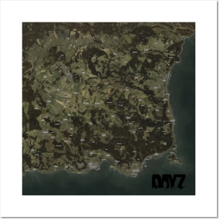 Day Z Map Posters and Art